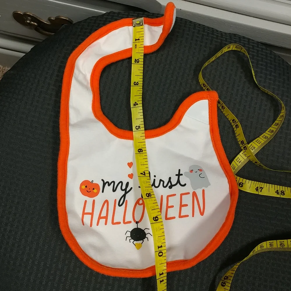 Carter's My First Halloween Baby Bib 100% Cotton